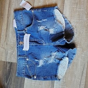 Rue 21 Curvy Distressed Shorts Size 9/10